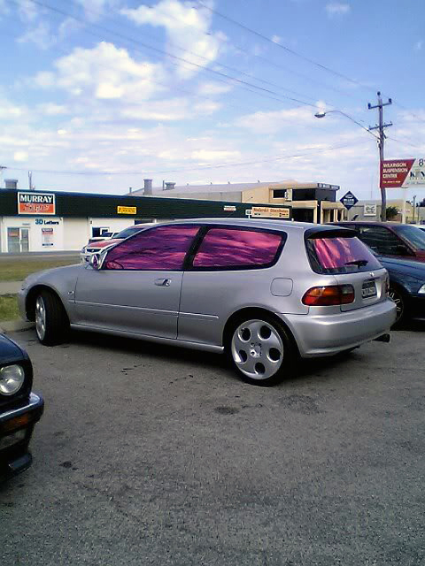 Pink Car Window Tint Installation Service Chicago Il Pink Window Tint 0011