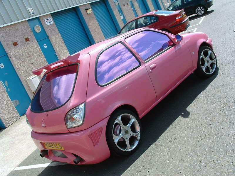 Pink Daewoo Matiz