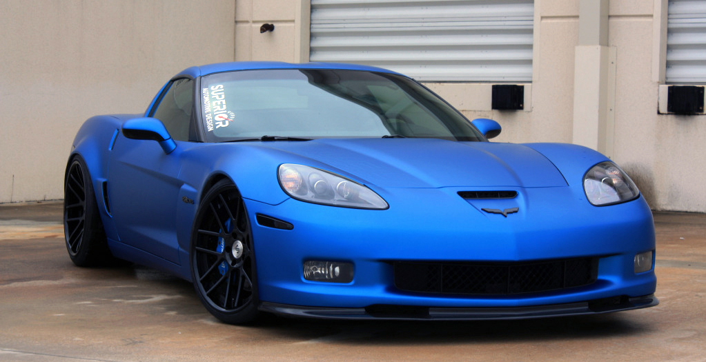 Matte Blue Vinyl Wrap for your Car