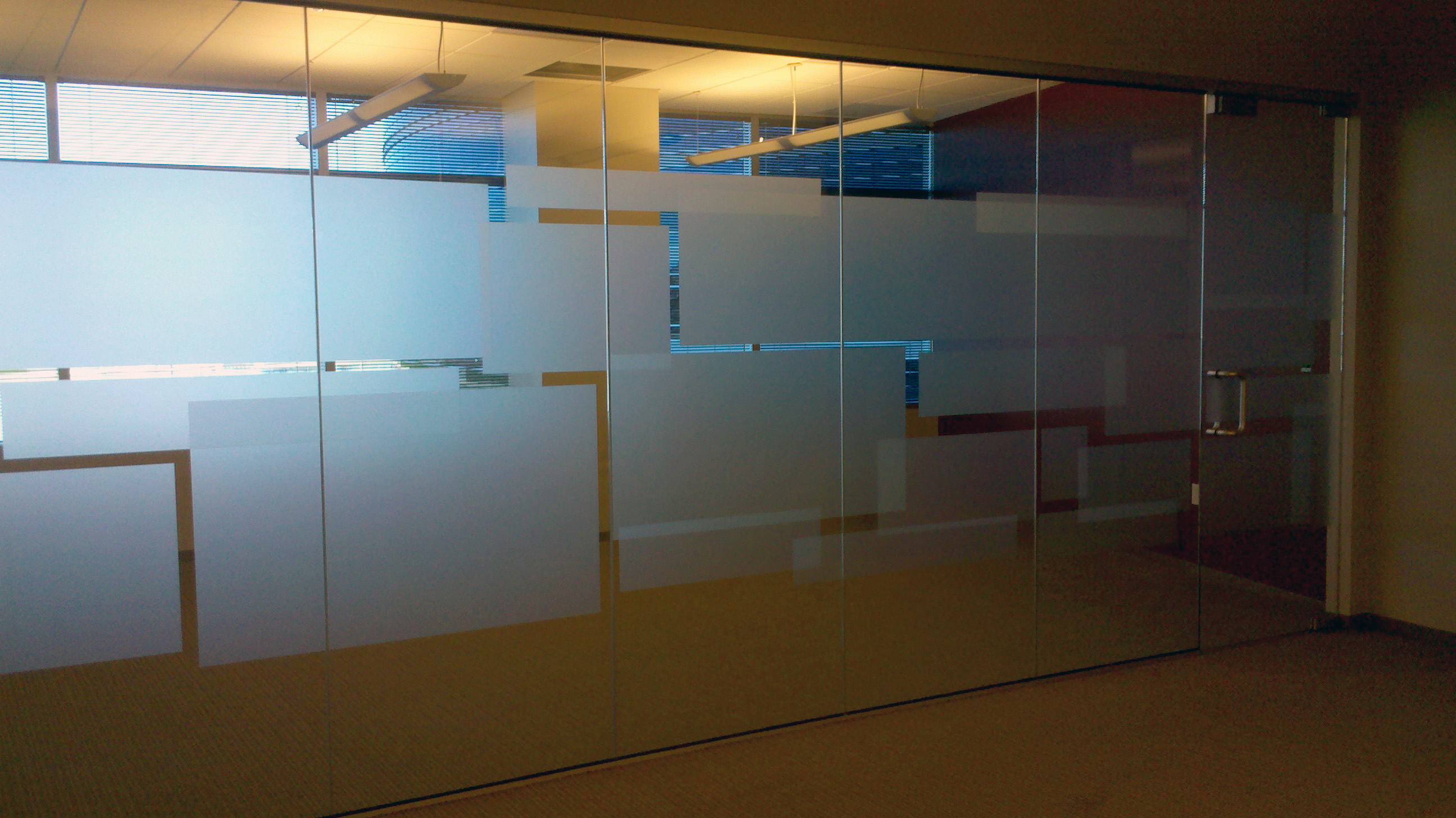 Frosted Glass Window Film Home Installation