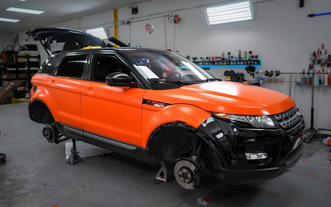 Get Orange Vinyl Wrap to Upgrade the Look of Your Vehicle in No Time!