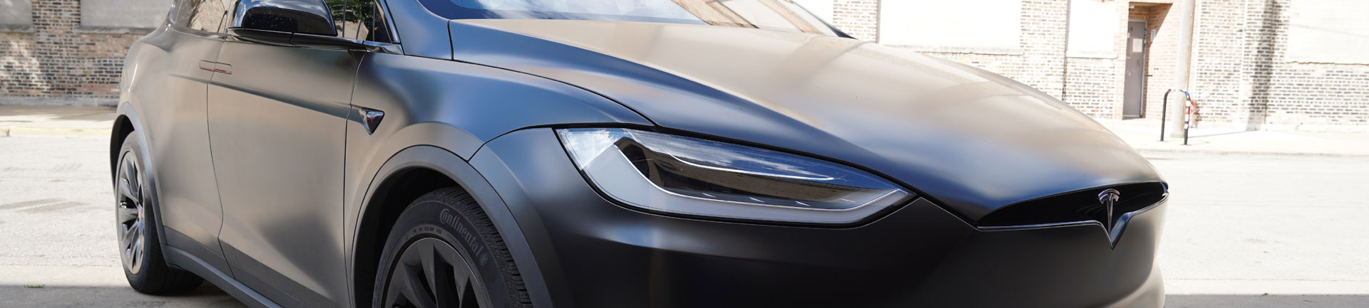 Adding a Satin Matte Black Paint Protective Film to a Tesla Model Y