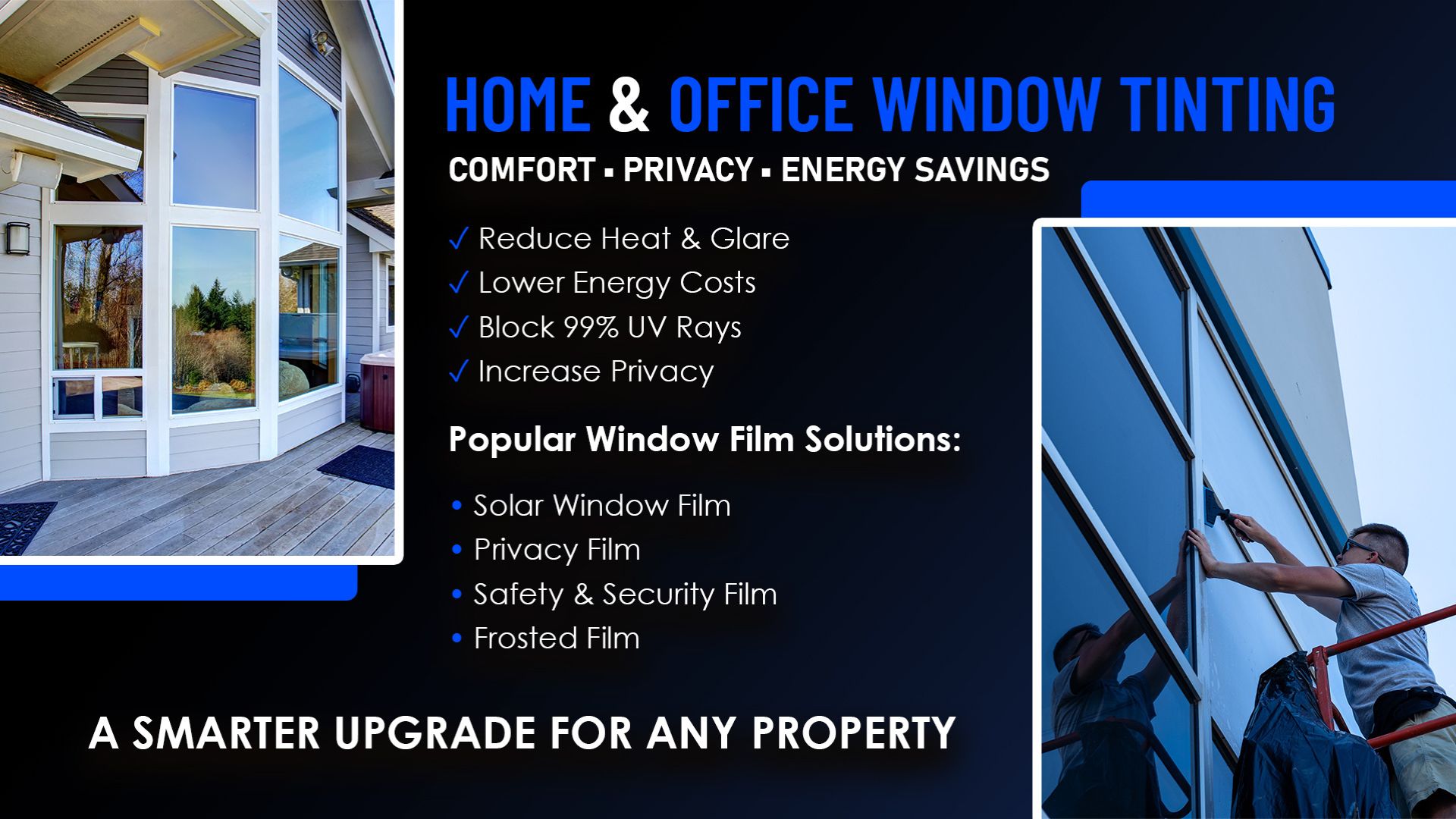 Commercial & Residential Department. Trusted Window Tinting Experts in Naperville.